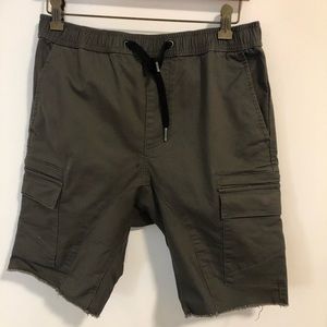 MEN’S NEW Zanerobe Size 32 Sureshot Cargo Shorts Black